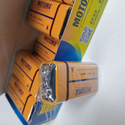 Pila Bateria Carbon Zinc 9v Motoma